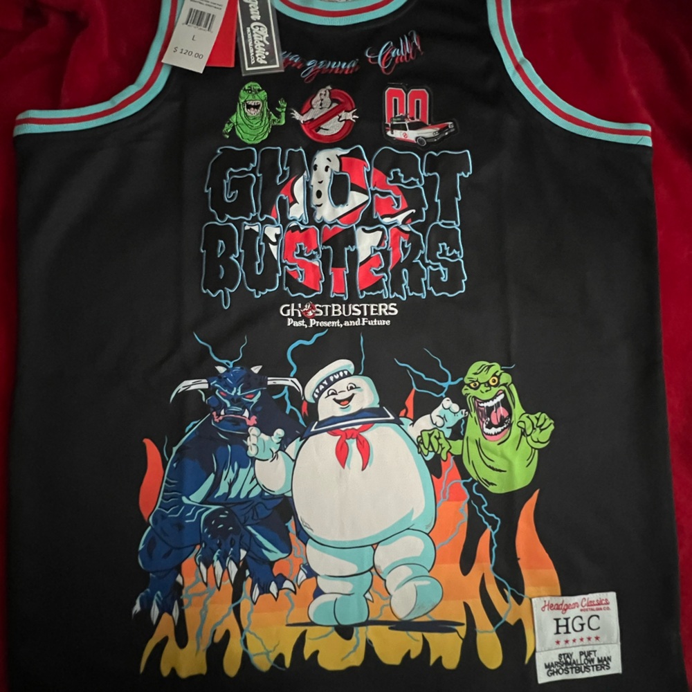Brand new with tags, Large, HGC Ghostbusters Jersey!